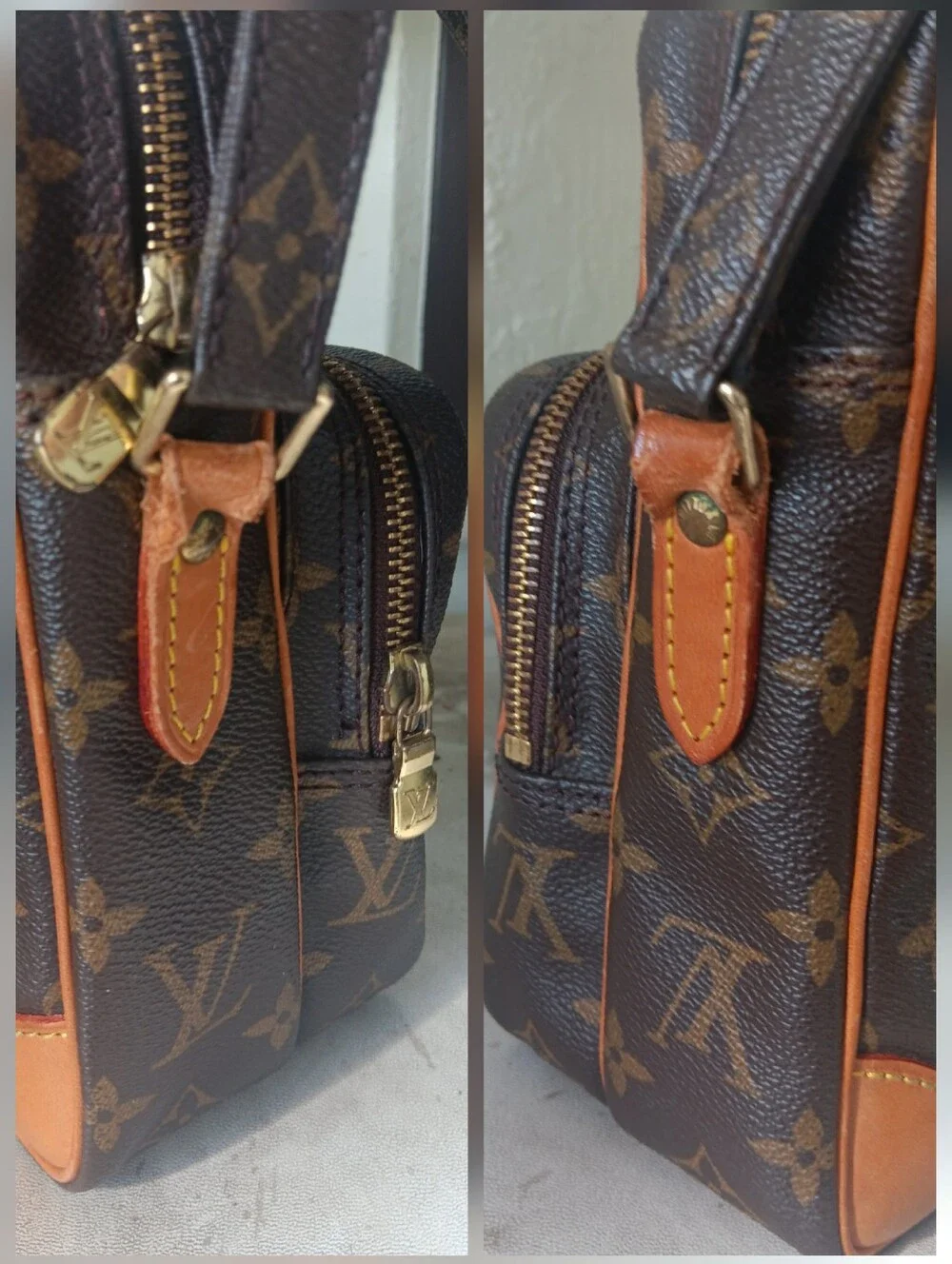 Louis Vuitton Vintage Amazon Messenger Crossbody Bag ✨ COA